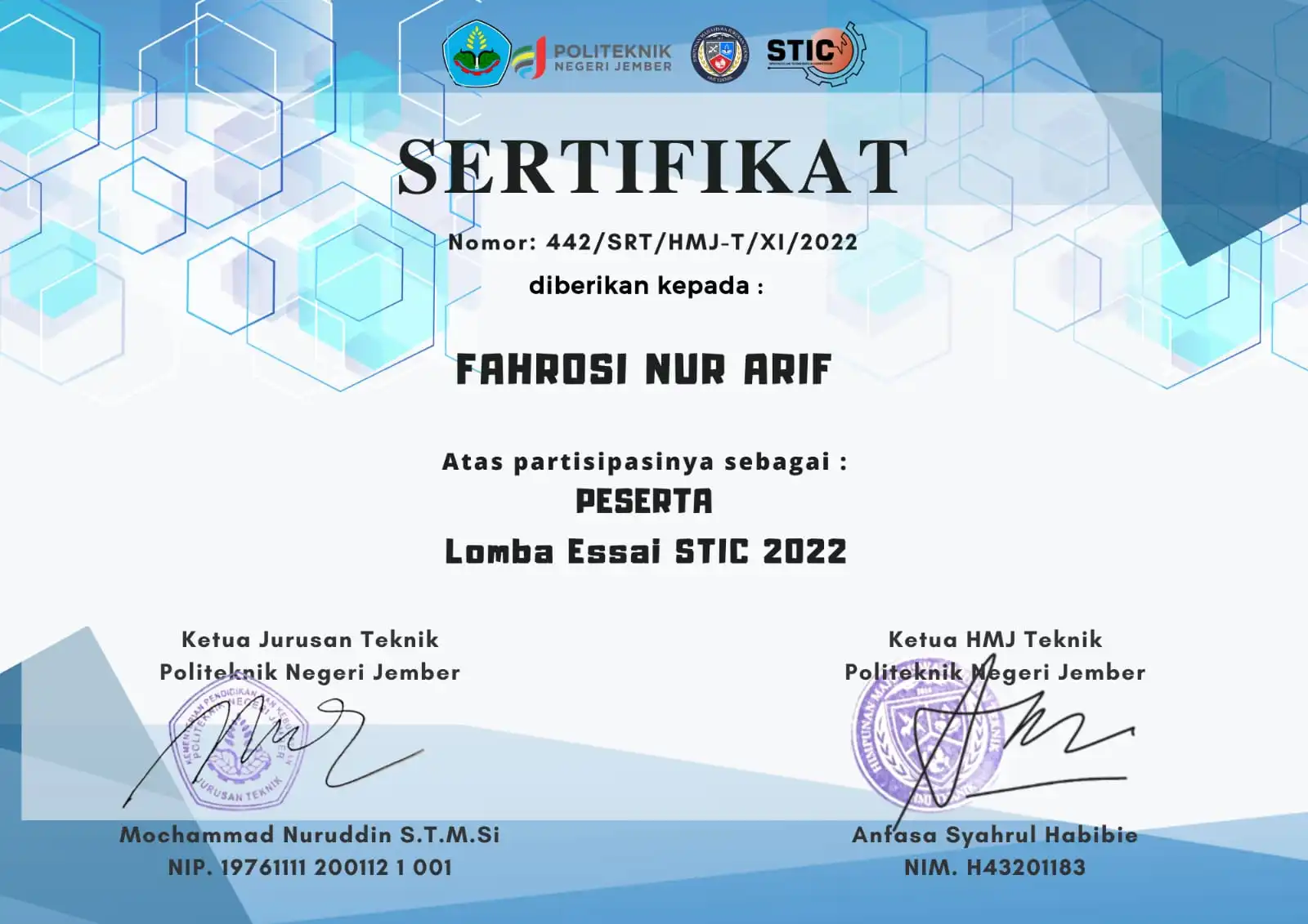STIC Essay 2022 Competition